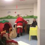 Babbo Natale in una camera