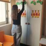 La preparazione della sala giochi